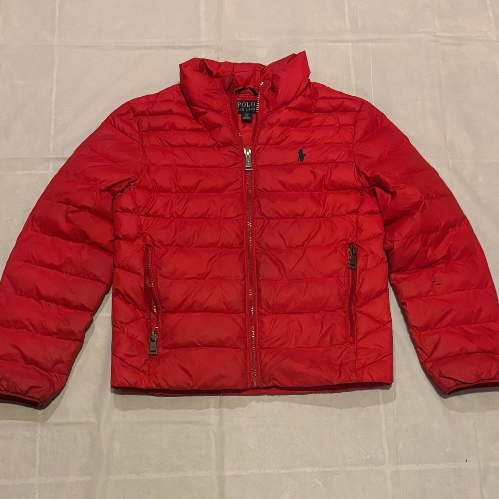 Polo Ralph Lauren Kids Red Puffer Jacket